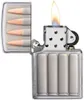 ZIPPO - Bullets - Emblem Brushed Chrome Kugel Patrone Produktbild-Vorschau 3