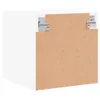 Nachttische mit Glastüren 2 Stk. Weiß 35x37x35 cm Produktbild-Vorschau 9