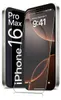 Für iPhone 16 Pro Max ( 6.9" ) - Panzerglas Glasfolie Produktbild-Vorschau 1