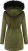 ASKSA Damen Winterjacke Wintermantel Baumwolljacke Warm Produktbild-Vorschau 4