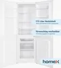 homeX Kühlschrank mit Gefrierfach | Kühl-Gefrierkombination Produktbild-Vorschau 8
