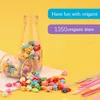 1350 listů origami papíru s hvězdami, oboustranné barevné Náhled obrázku produktu 5