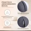 ONVAYA® Gymnastikball 65cm mit Bezug | Rutschfester Produktbild-Vorschau 4