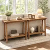 Table console, table d'entrée de 100 cm, table basse à 2 Voir les images du produit 12