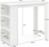 FineBuy Bartisch Stehtisch Bartresen Tisch Bistrotisch Produktbild-Vorschau 3