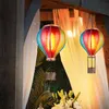 2er Set LED Solar-Heißluftballon, bunt, Feuereffekt, H 46,5 Produktbild-Vorschau 2