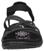 Skechers Reggae Slim Meadow Grazer Damen Sandalen Schwarz Voir les images du produit 21