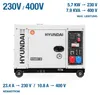 HYUNDAI Diesel Generator DHY8600SE-T D (5.7kW / 7.9kVA, Produktbild-Vorschau 3