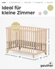 GEUTHER Kinderklappbett Mayla | 60 × 120 cm | Faltbares Produktbild-Vorschau 2