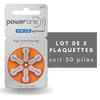 Power one Batterie Zinc Air, 13, 1.4V Blister detaliczny Podgląd zdjęcia produktu 3