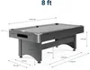 Automaten Hoffmann Billardtisch "Galant Black Edition", 8 Produktbild-Vorschau 5