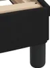 Bettgestell mit Kopfteil Schwarz 100x200 cm Samt - Produktbild-Vorschau 8