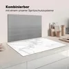 KitchenYeah© Herdabdeckplatte Marmor - Weiß - Grau - Luxus Produktbild-Vorschau 3