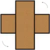 Bacheca in sughero 100x40 cm cornice in legno NERA Anteprima dell’immagine prodotto 8
