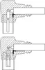 Goobay 11520 Cavo d'antenna angolato ( Presa coassiale a Anteprima dell’immagine prodotto 2