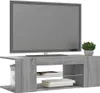 Mueble de TV con iluminación LED, color gris Sonoma, Vista previa de la imagen del producto 6