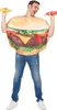 Costume da hamburger divertente unisex colorato - taglia Anteprima dell’immagine prodotto 1