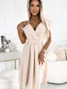 Numoco Damenkleid in A-Linie Scarlett beige M Produktbild-Vorschau 8