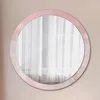 Ø100cm Spiegel - Glasrahmen mit Aufdruck - Wandspiegel Produktbild-Vorschau 1