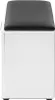 riess-ambiente Moderne Sitzbank JUSTUS 50cm weiß Kunstleder Produktbild-Vorschau 5