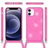 NALIA Glitzer Hülle mit Kette für iPhone 12 mini, Glitter Produktbild-Vorschau 7