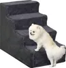 PawHut Hundetreppe 4-Stufig Abnehmbarer Bezug 44 cm Produktbild-Vorschau 1