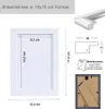 FlexiFrame Leichter Blockprofil Kunststoff Bilderrahmen mit Produktbild-Vorschau 4