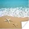 MuchoWow® Poster Meer - Strand - Seestern 75x75 cm - Wand Produktbild-Vorschau 1
