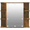 vidaXL Specchio con LED rovere fumé 70x16,5x60 cm Anteprima dell’immagine prodotto 7