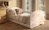 Kinderbett 140x70 cm Weiß | Motiv Bär & Hase mit Regenbogen Produktbild-Vorschau 9