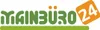 The image displays the logo and name of a company or product, 'MAINBÜRO 24', in a stylized font with green and orange colors. It appears to be marketing material. Produktbild-Vorschau