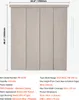 SucceBuy Tende a pannello Tende scorrevoli 4 pannelli per Anteprima dell’immagine prodotto 7