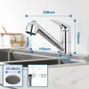 Niederdruck Küchenarmatur ausziehbar 70 cm, Wasserhahn Produktbild-Vorschau 5
