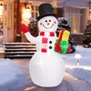 Aufblasbarer Schneemann,180cm Aufblasbares Weihnachten Produktbild-Vorschau 1