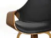 Barhocker NENET – schwarz/nussbaum Produktbild-Vorschau 11