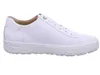 A white leather shoe on a white background. Produktbild-Vorschau