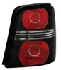 Rückansicht von Für VW Touran 1T 2003-2010 Rückleuchten Heckleuchten Cross Schwarz Links Rechts mit Fokus auf Befestigungselemente Produktbild-Vorschau