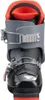 The back view of a black and gray ski boot with red lining. Produktbild-Vorschau
