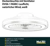 MeLiTec Deckenleuchte mit Ventilator, dimmbar, Produktbild-Vorschau 9