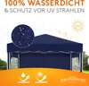 Kronenburg Faltpavillon 3x3m - Wasserfest, UV-Schutz 50+, 4 Produktbild-Vorschau 6
