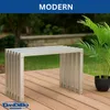 DanDiBo Sitzhocker Edelstahl Modern Wetterfest Metall Produktbild-Vorschau 7