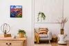 Coloray Uhr auf Leinwand 30x30 cm Wand Uhr Dekoration Produktbild-Vorschau 3
