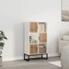 vidaXL Highboard Weiß 70x35x125 cm Holzwerkstoff Produktbild-Vorschau 2