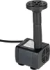 A black submersible water pump with a fountain attachment, shown against a white background. Náhled obrázku produktu