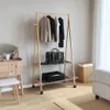 vidaXL Portemanteau avec étagères et roulettes Voir les images du produit 1
