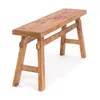 A wooden bench on a white background. Produktbild-Vorschau