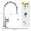 Wasserhahn Küchenarmatur, 360° Drehbar Spültischarmatur, Produktbild-Vorschau 4