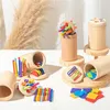 Montessori Spielzeug 3-in-1 Montessori Spielzeug  Holz Produktbild-Vorschau 5
