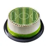 Essbarer Tortenaufleger Fußballfeld Design aus Fondant Produktbild-Vorschau 2