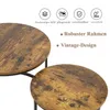 Hawthyhome Couchtisch-Set 2 Stücke Beistelltisch aus Holz Produktbild-Vorschau 7